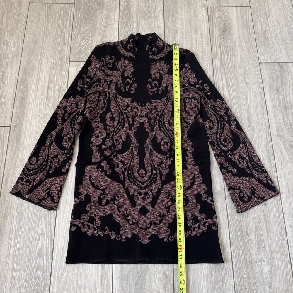 Free People Modern Love Pocket Mini Dress Tunic Mock Neck Sweater Size Large - Picture 7 of 10